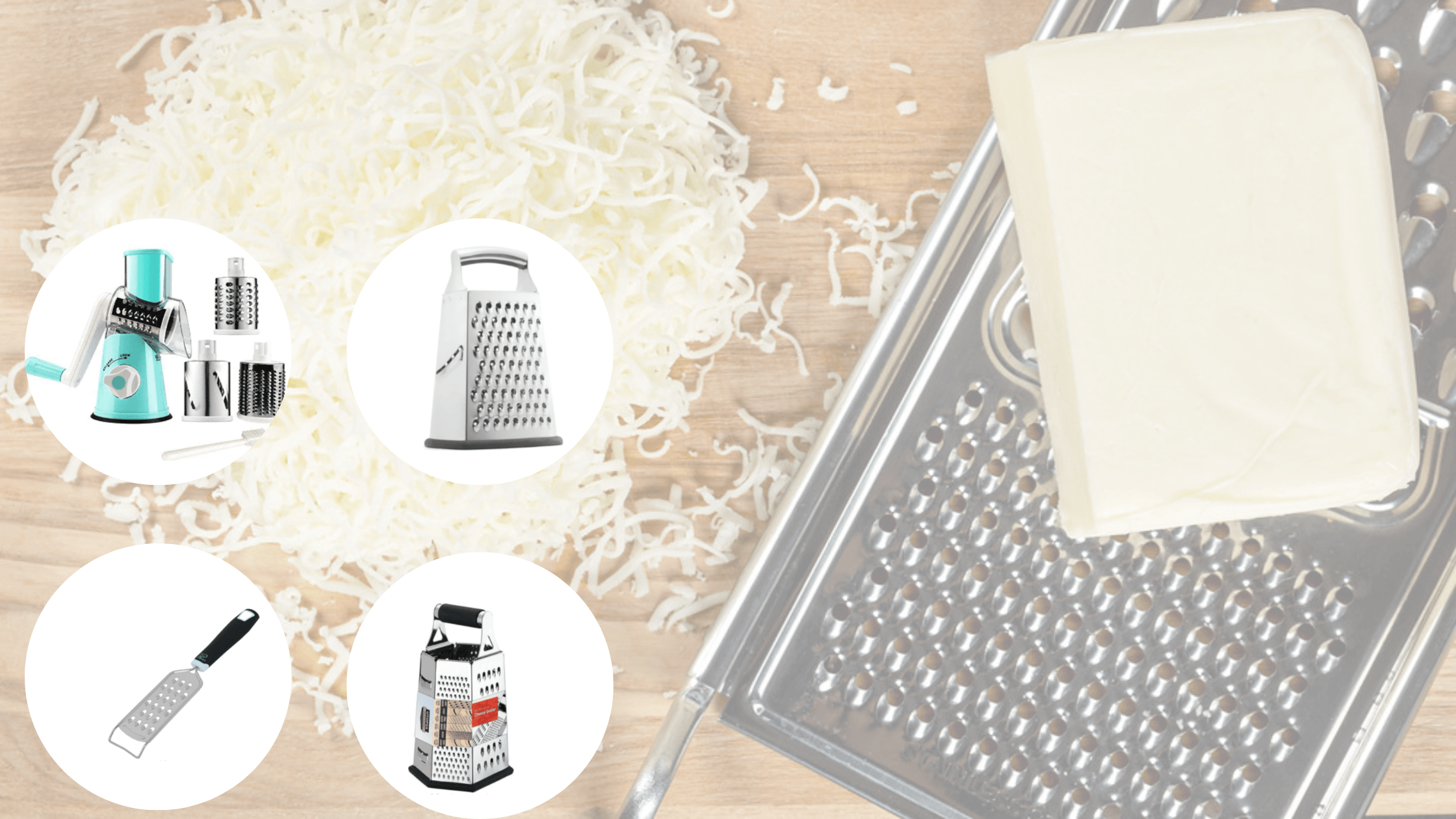 Different Types Of Mozzarella Cheese Shredders