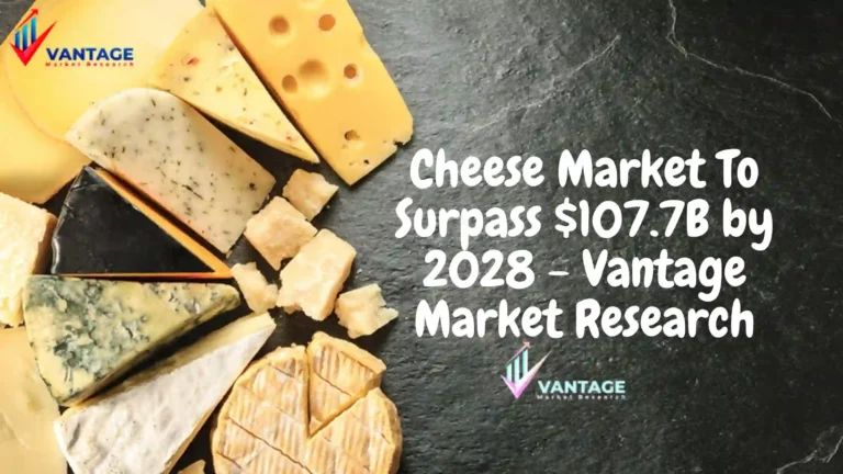 Vantage Market Research Predicts The Size & Share Of The Cheese Market Will Exceed $107.7 Billion By 2028