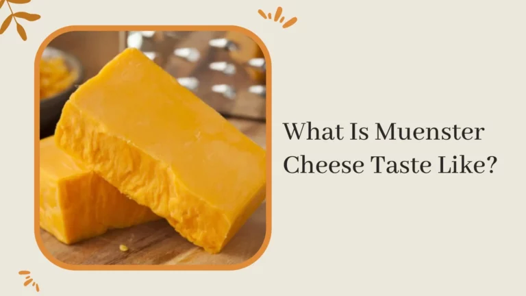 What Is Muenster Cheese Taste Like? – A Complete Overview!
