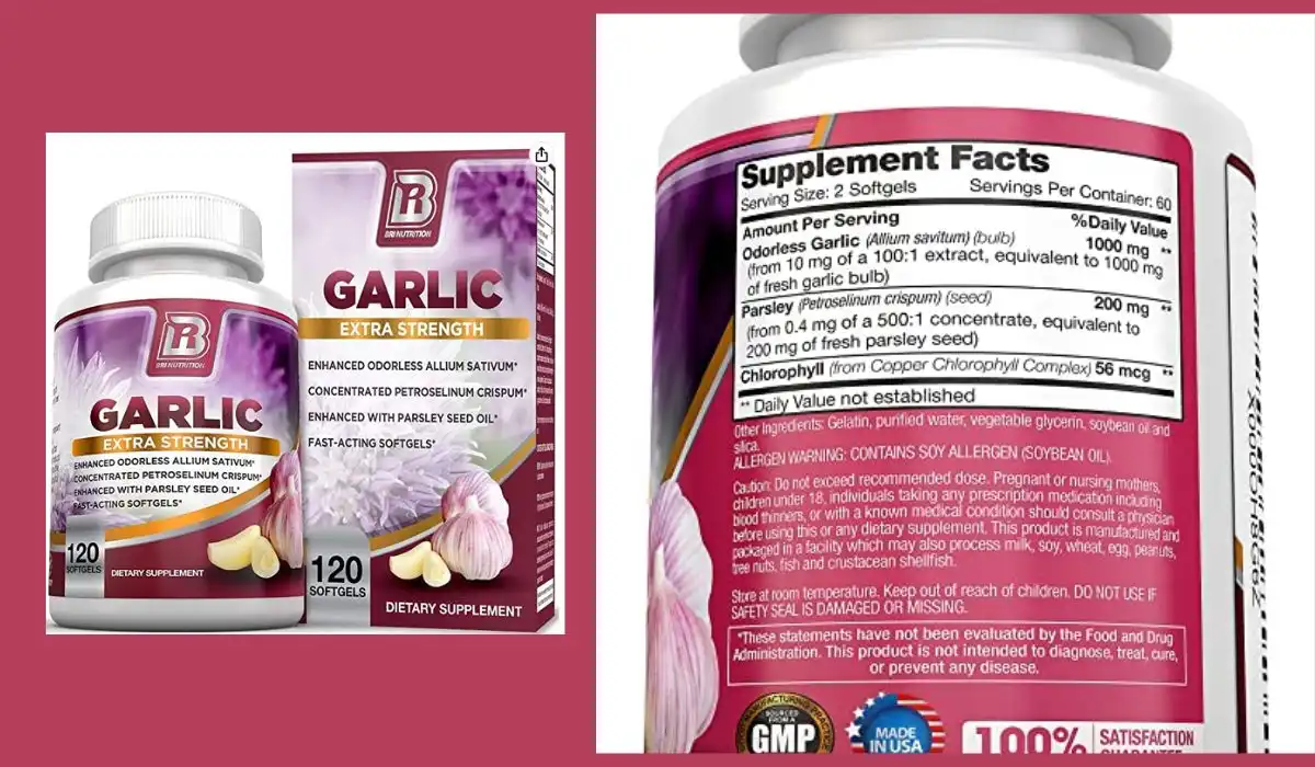 Extra Strength Garlic Supplement facts